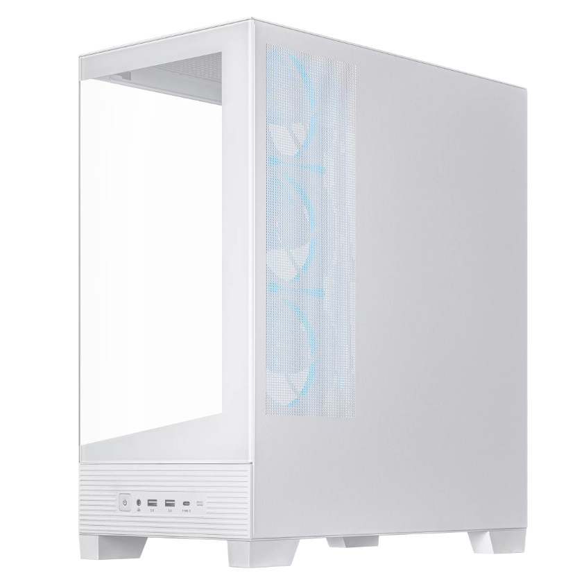 Кутия за компютър ASUS A31 Plus TG White, Middle Tower, ATX/mATX/ITX, Прозрачен капак - 90DC00R3-B19000 - 5