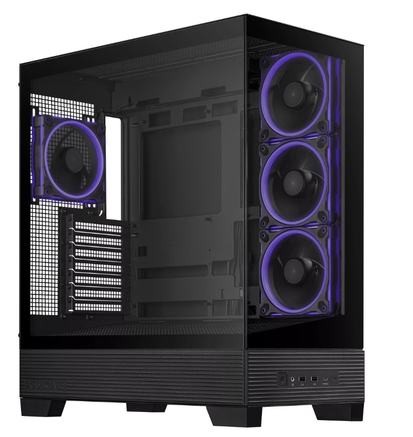 Кутия за компютър ASUS A31 Plus TG, Middle Tower, ATX/mATX/ITX - 90DC00R0-B19000 - 2