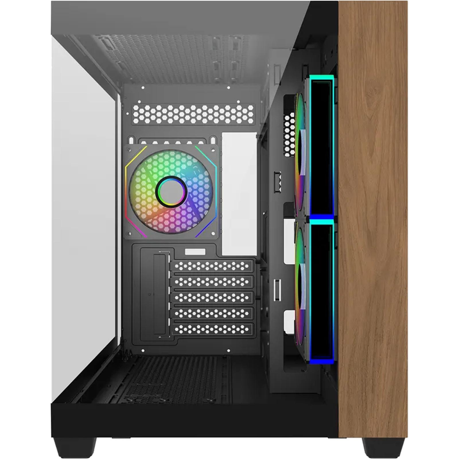 Кутия за компютър Cooler Master Elite 481, Mini Tower, Micro ATX/Mini ITX, с 3 ARGB PWM вентилатора - E481-KHNN-S00 - 2