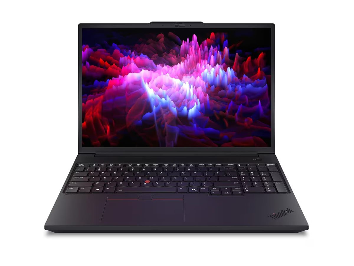 Лаптоп LENOVO ThinkPad P16v G3, 16" WUXGA, Intel Core Ultra 7 255H, NVIDIA RTX PRO 1000 Blackwell 8GB, 32GB DDR5 5600MT/s, 1TB SSD M.2 PCIe 5.0, Windows 11 Pro - 21RS0009BG - 1