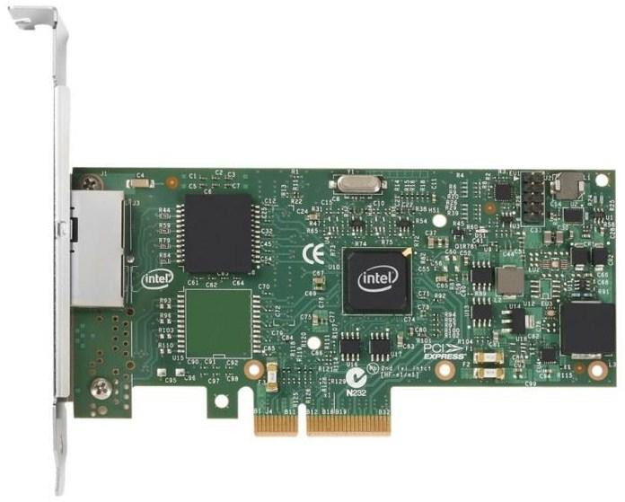 Мрежова карта Intel I350-T2V2, 2x Gigabit RJ-45, PCI интерфейс, 10/100/1000 MB/s - I350T2V2BLK-C - 1