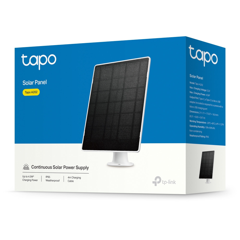 Соларен панел TP-Link Tapo A202 - 8