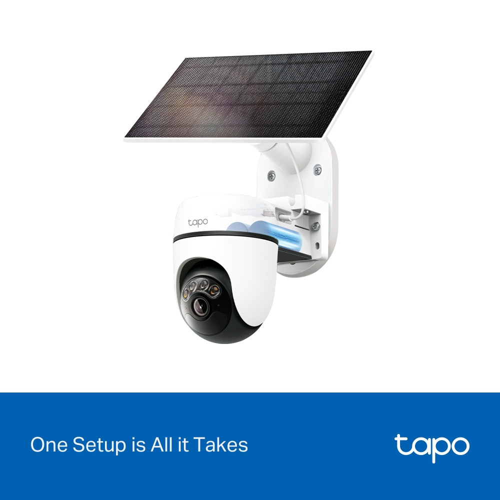 Безжична охранителна камера TP-LINK Tapo C630 KIT със соларно захранване, Pan/Tilt, H.264, 6700 mAh вградена батерия - 7