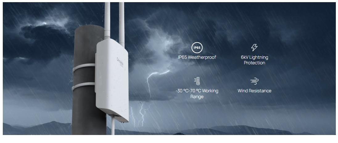 Точка за достъп TP-Link Omada EAP603-Outdoor, WiFi 6 AX1800, вътрешна/външна употреба - 10
