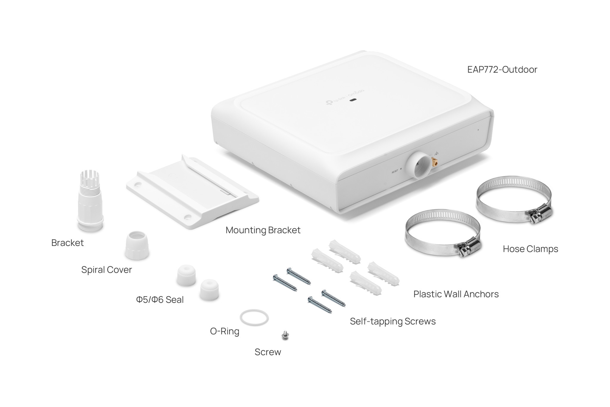 Точка за достъп TP-Link Omada EAP772-Outdoor, BE9300 Wi-Fi 7, трибандов, 2.4/5 GHz, външна/вътрешна - 10