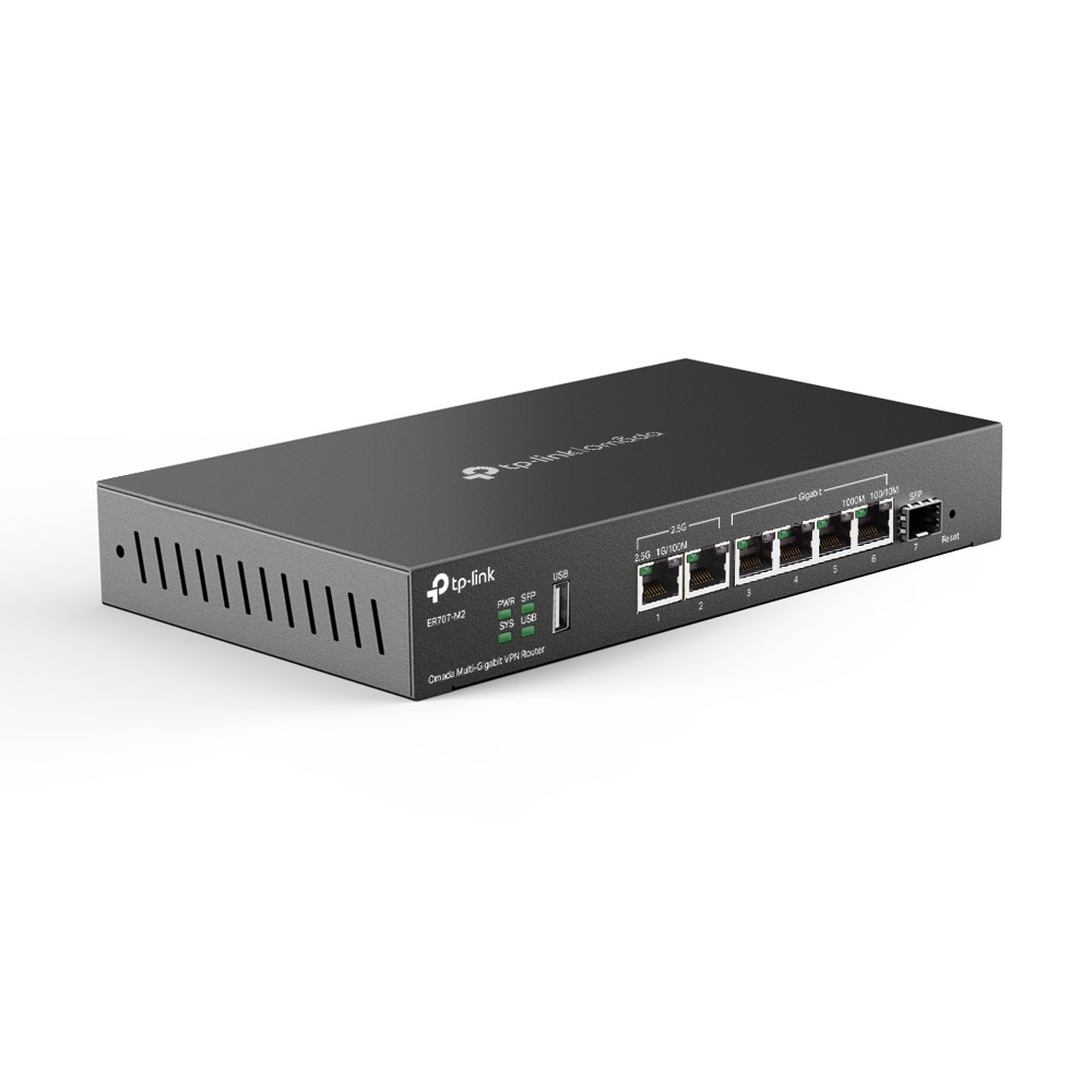 Мрежов рутер TP-Link Omada ER707-M2, мулти-гигабитов VPN, 100 IPsec тунела - 11