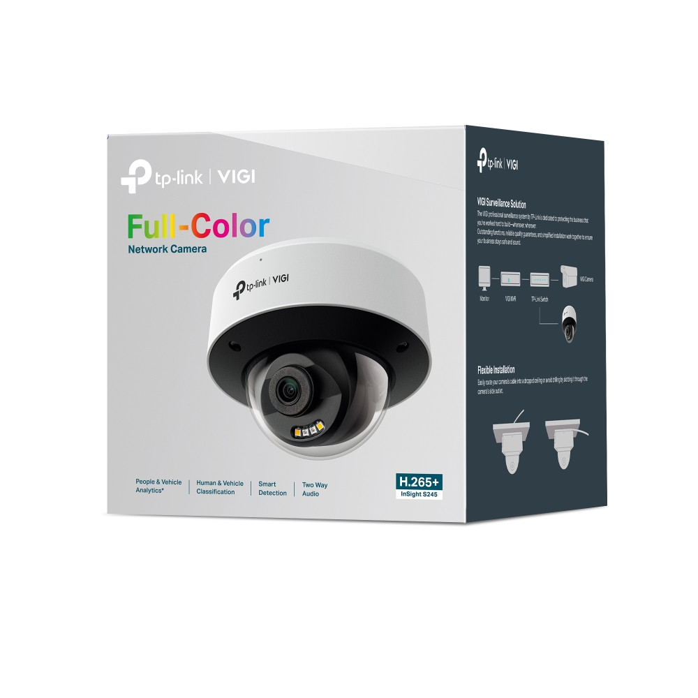 Мрежова камера TP-Link VIGI InSight S245, 4MP, 2.8mm - InSight S245(2.8mm) - 6