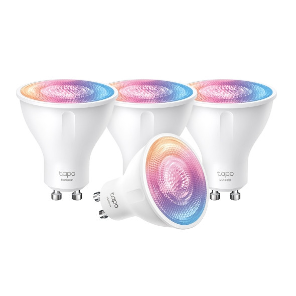 Интелигентна крушка TP-Link Tapo L630, 4-Pack, многоцветна, димируема - Tapo L630(4-Pack) - 1