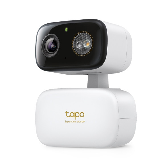 Охранителна камера TP-Link Tapo C236 с 3K 5MP резолюция, 360 градуса панорамно завъртане и IP65 защита - 1