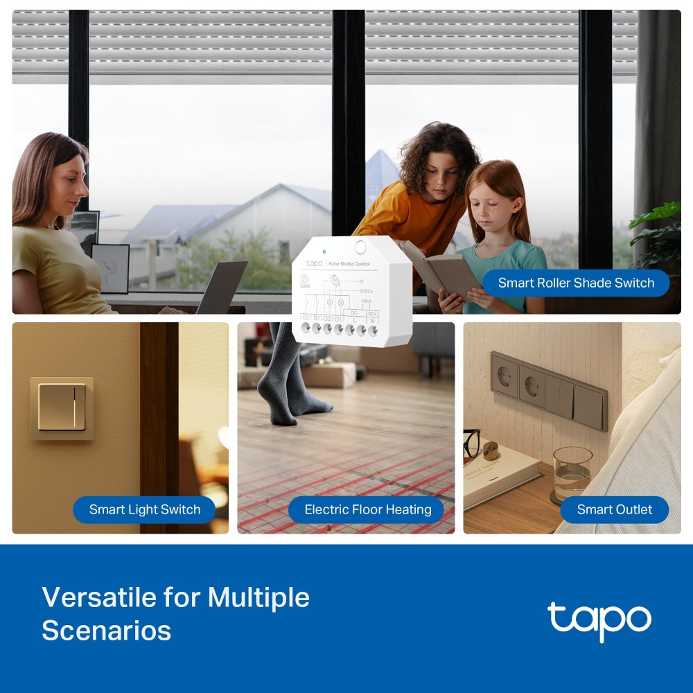 Модул за интелигентен превключвател TP-Link Tapo S112 - 3