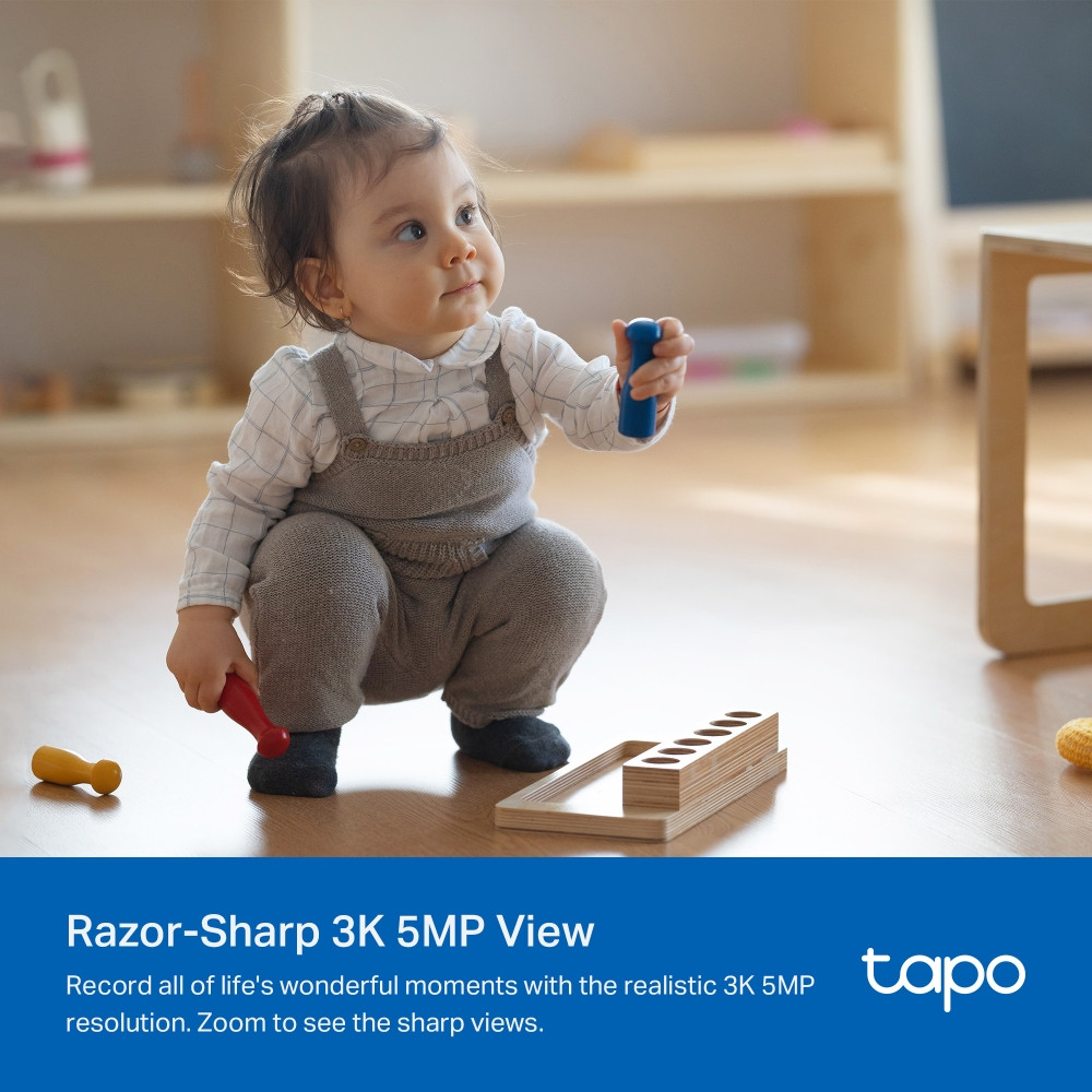 Wi-Fi камера за наблюдение TP-LINK Tapo C232, 1/3" CMOS, 4mm обектив, AI Detection, вътрешен монтаж - 3