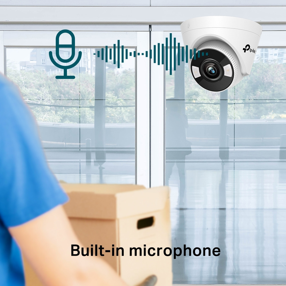 Мрежова камера TP-LINK VIGI C430, 3MP, 4mm обектив, Full Color, H.265+, 12V DC - VIGI C430(4mm) - 7