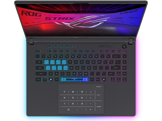 Лаптоп ASUS ROG Strix G16 G615LP-TS215, 16.0" WQXGA 2560x1600 300Hz IPS, Intel Core Ultra 9 290HX Plus, RTX 5070 8GB GDDR7, 32GB DDR5 5600MT/s, 1TB SSD+ ROG раница - 90NR0LN1-M00A60 - 4