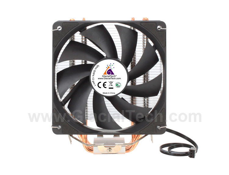 Охладител за процесор GLACIAL TECH Igloo SHP4-12 G1, 120mm PWM вентилатор, Intel LGA1700/1851/1200/115X и AMD AM4/AM5 - SHP4-12 G1 - 3