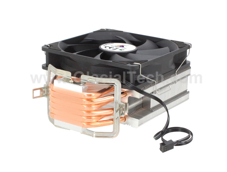Охладител за процесор GLACIAL TECH Igloo SHP6-12 G1, 120mm вентилатор, PWM 2200 RPM, 82.81 CFM, 39 dB(A) - 4