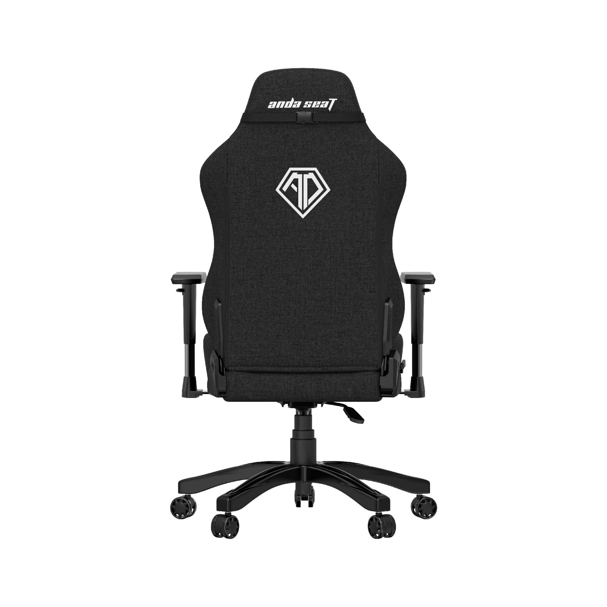 Геймърски стол Anda Seat Phantom 3 L, Текстил, Черен, 100kg, Ергономичен с възглавници - AD18Y-06-B-F - 4