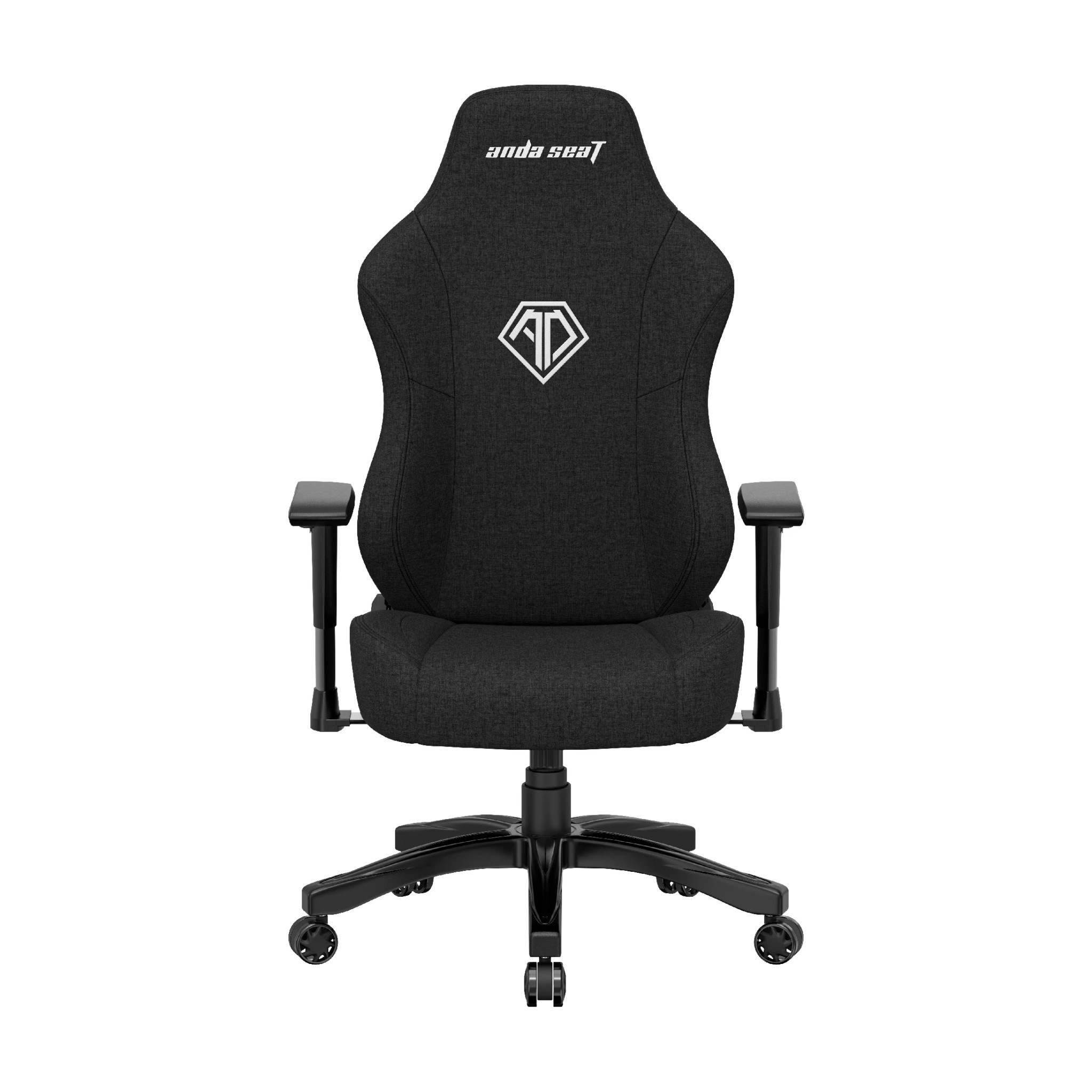 Геймърски стол Anda Seat Phantom 3 L, Текстил, Черен, 100kg, Ергономичен с възглавници - AD18Y-06-B-F - 7