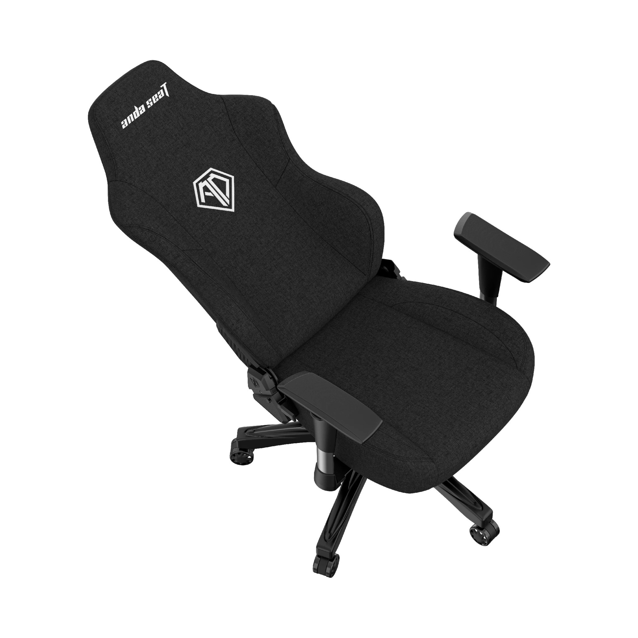Геймърски стол Anda Seat Phantom 3 L, Текстил, Черен, 100kg, Ергономичен с възглавници - AD18Y-06-B-F - 15