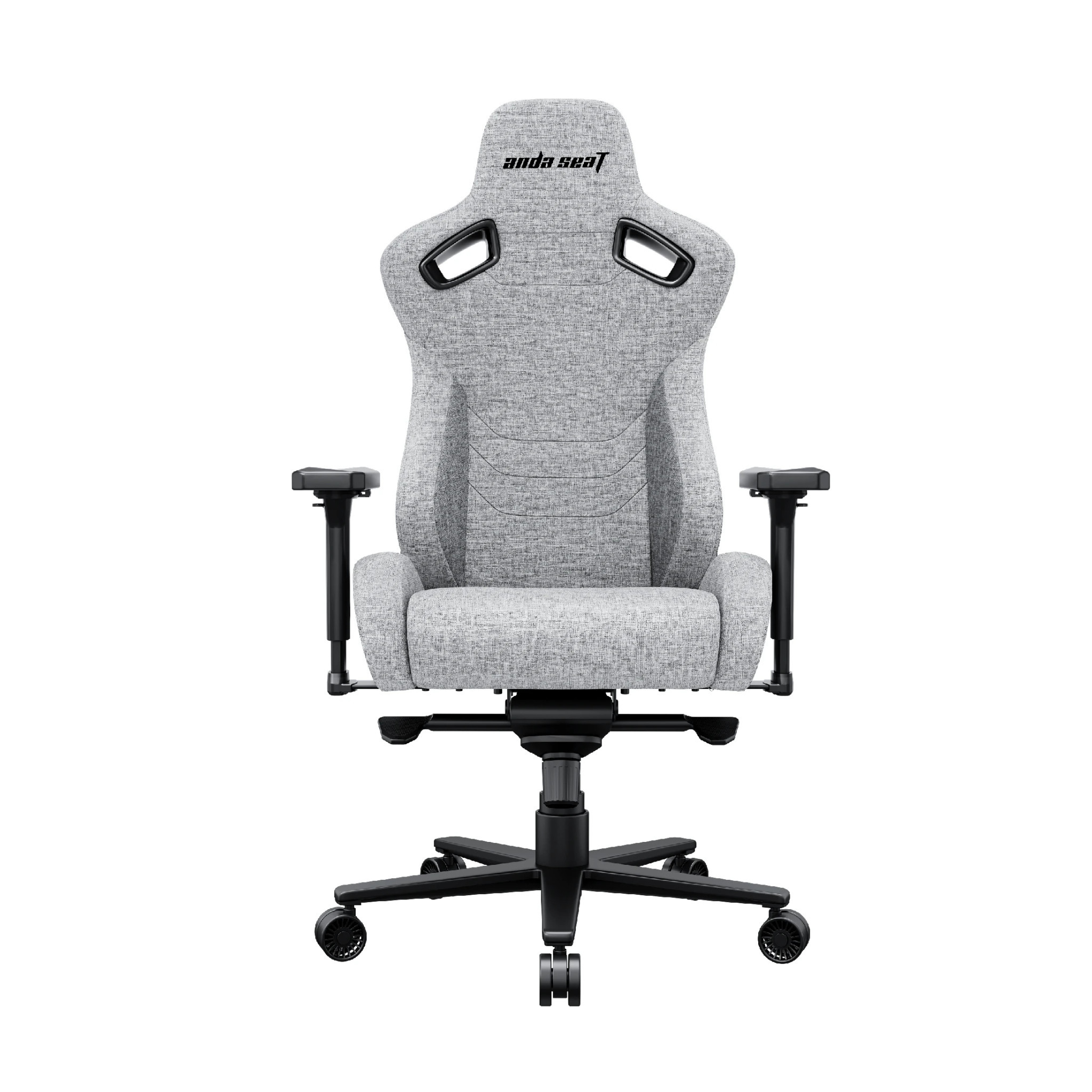 Геймърски стол Anda Seat Kaiser 2 Pro, XL, Сив текстил, 150kg товароносимост, 4D подлакътници, със възглавници за глава и кръст - AD12YXL-17-G-F-G01 - 14