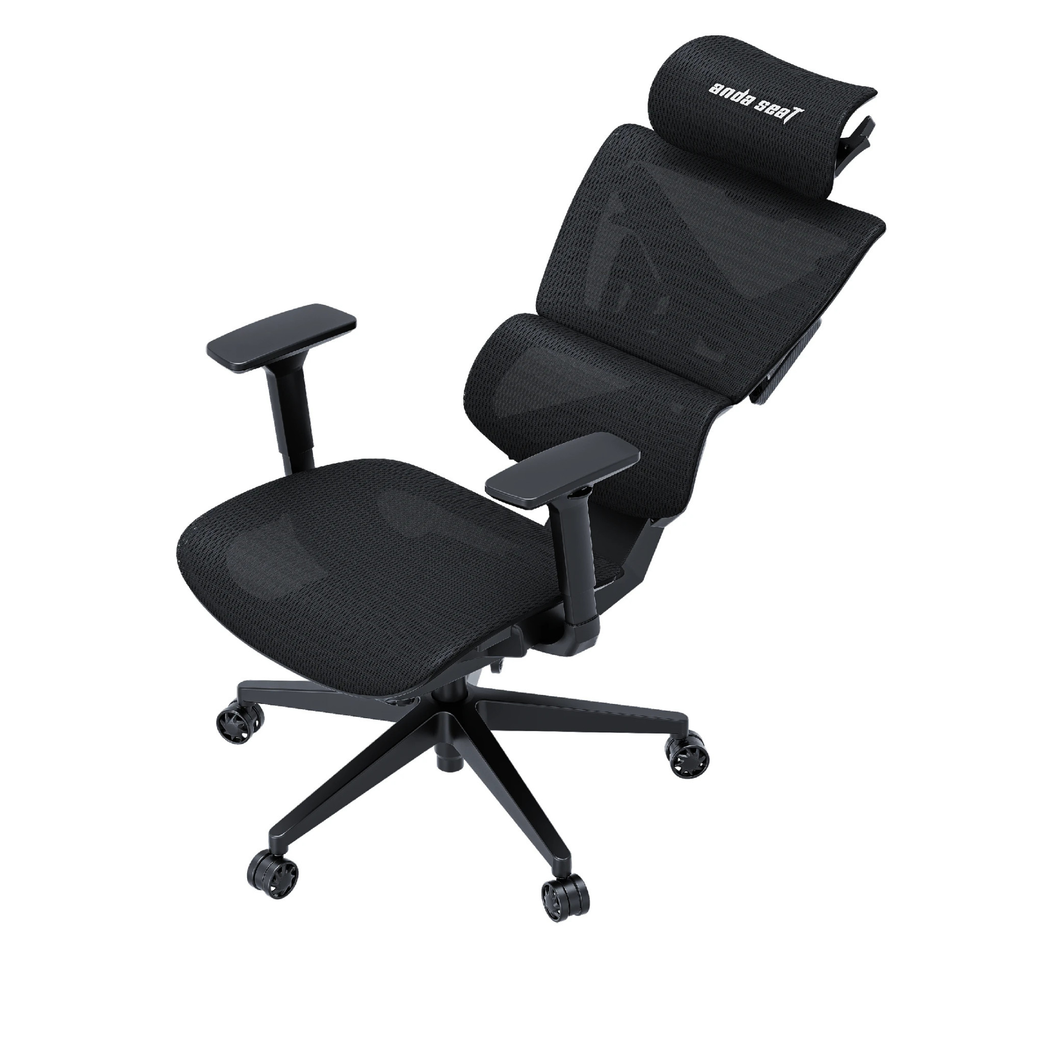 Геймърски стол Anda Seat X-Air Mega, XL, Черен текстил, Mesh дизайн - AD-WY-01-BBB - 14