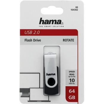 USB памет HAMA Rotate, 64GB USB 2.0 - HAMA-104302 - 5