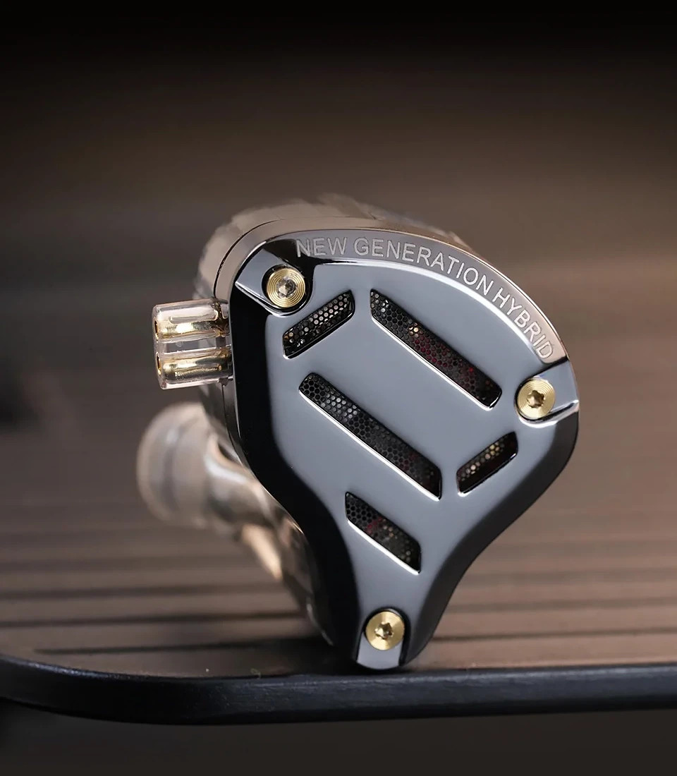 Професионални In-Ear слушалки Monitors KZ ZS10 PRO 2, 10mm динамичен драйвер, двойни балансирани арматури, микрофон, черни - 6.01.02.0281 - 2