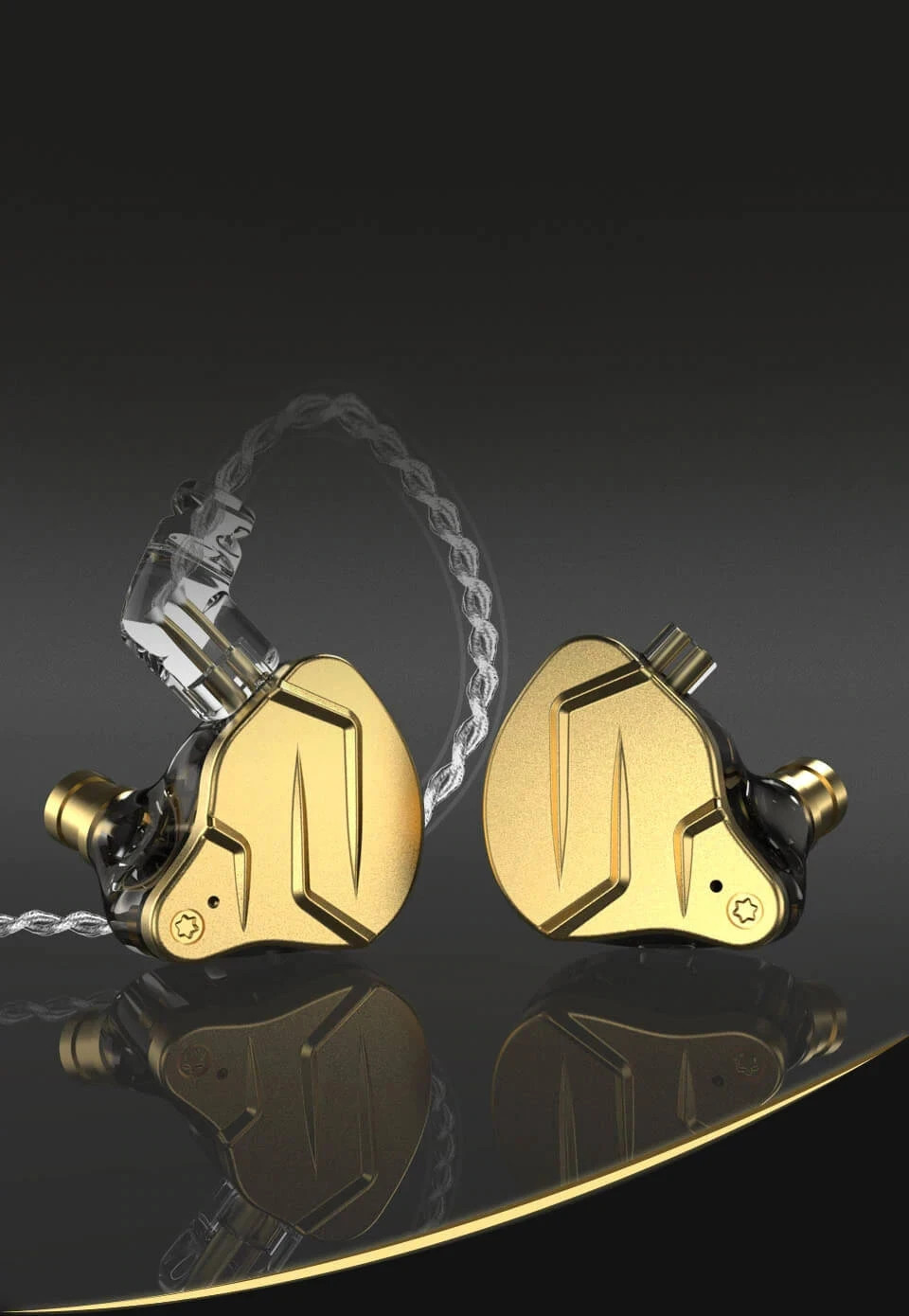 Професионални In-Ear слушалки KZ ZSN PRO X, 10mm динамичен драйвер, хибридна технология, микрофон, черни - 6.01.02.0067 - 4