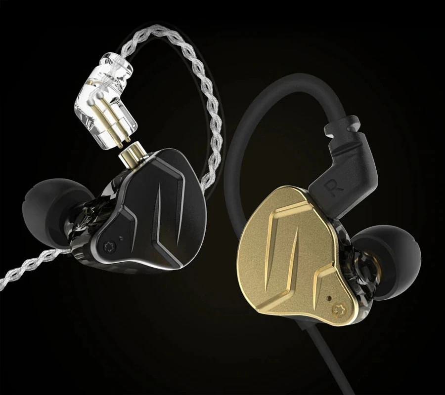 Професионални In-Ear слушалки KZ ZSN PRO X, 10mm динамичен драйвер, хибридна технология, микрофон, черни - 6.01.02.0067 - 9