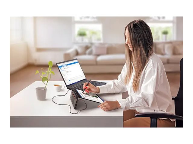 Преносим монитор LENOVO ThinkVision M14t G2, 14" IPS 2240x1400 Touch - 63FDUAT6WL - 2