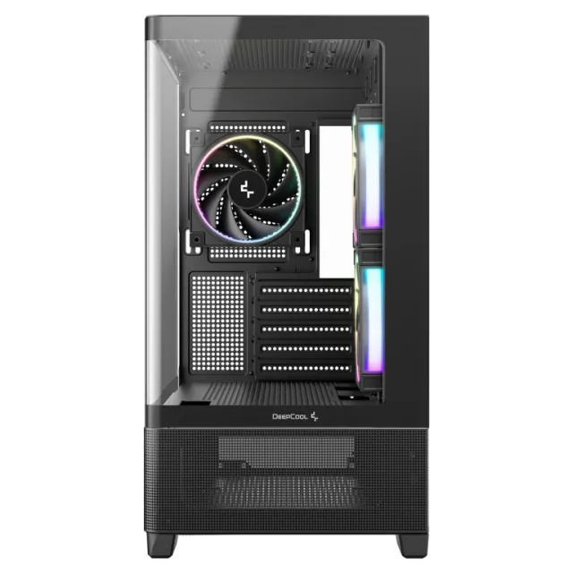 Кутия за компютър DeepCool CG380U-3F, Mini Tower, Micro-ATX, 3x120mm ARGB вентилатори - R-CG380U-BKAGM3-G - 2