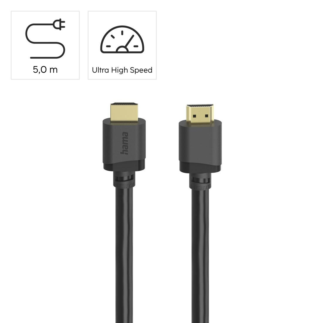 Кабел HAMA High Speed, HDMI-HDMI 8K 48Gbit/s 5м - HAMA-202030 - 10