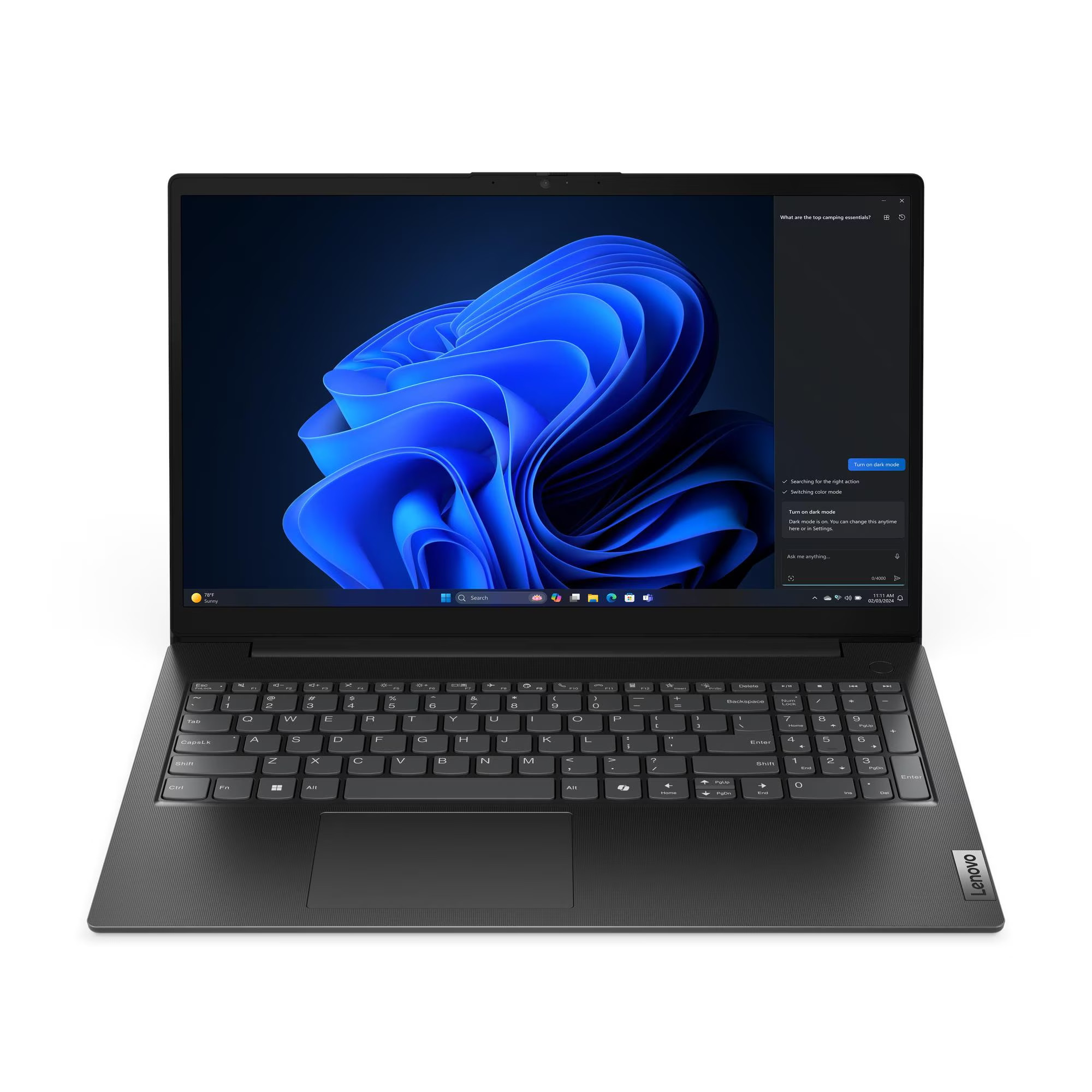 Лаптоп Lenovo V15 GEN5, 15.6" FHD IPS, Intel Core 5 210H, 16GB DDR5, 512GB SSD, Free OS - 83HF00H5RI - 1