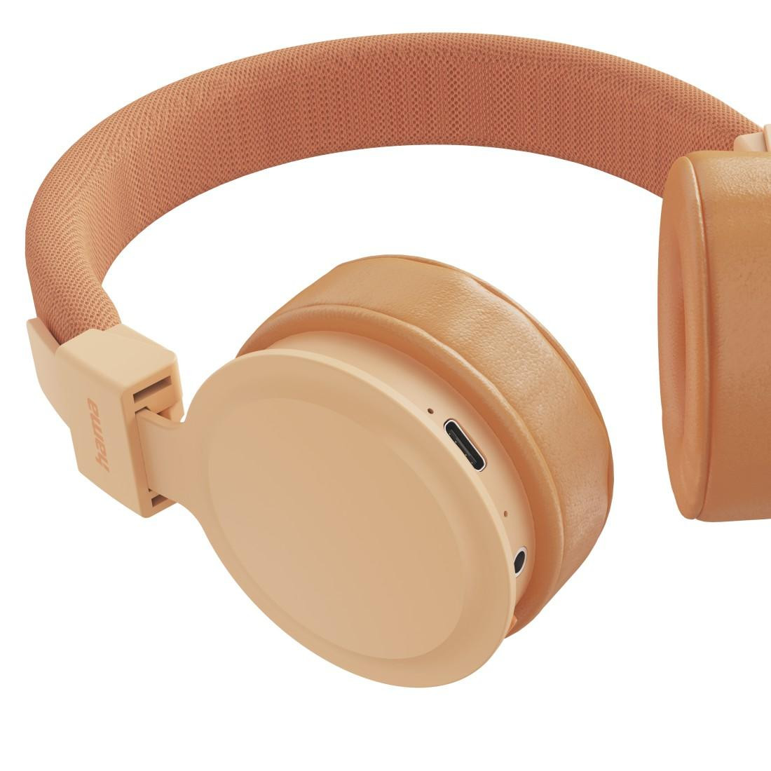 Bluetooth слушалки HAMA Freedom Lit III, On-Ear, Оранжев - HAMA-221770 - 8