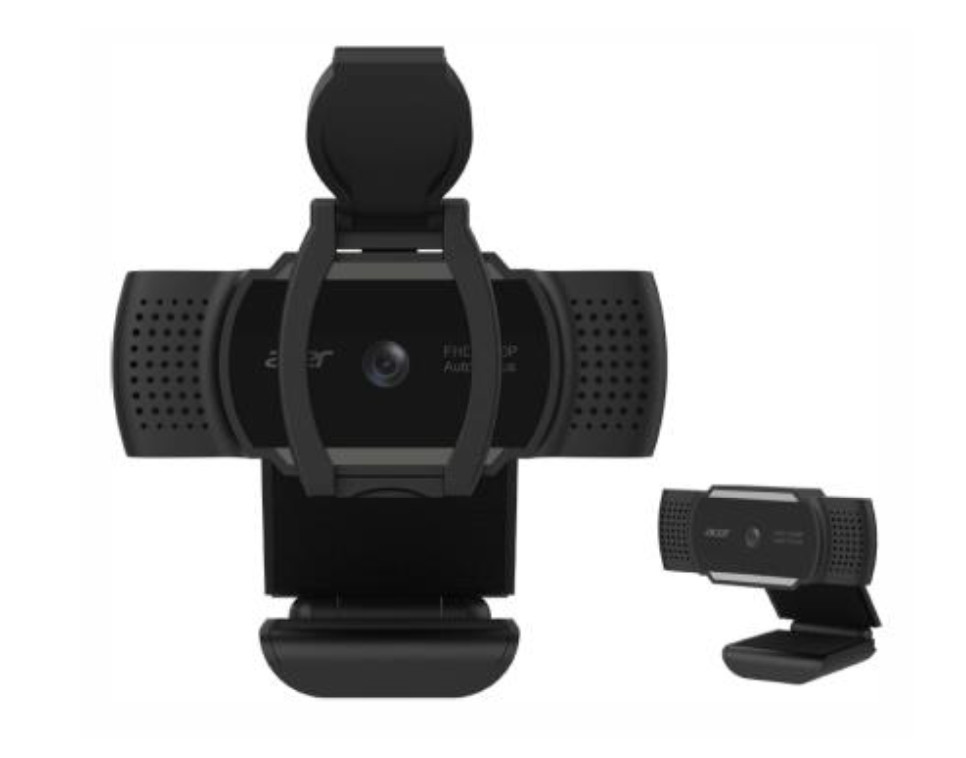 Уебкамера Acer, FHD (1920x1080) 30fps, 2.0MP, Auto Focus, 80° View Angle, Вграден микрофон, USB A 2.0 - HP.EXPBG.019 - 1