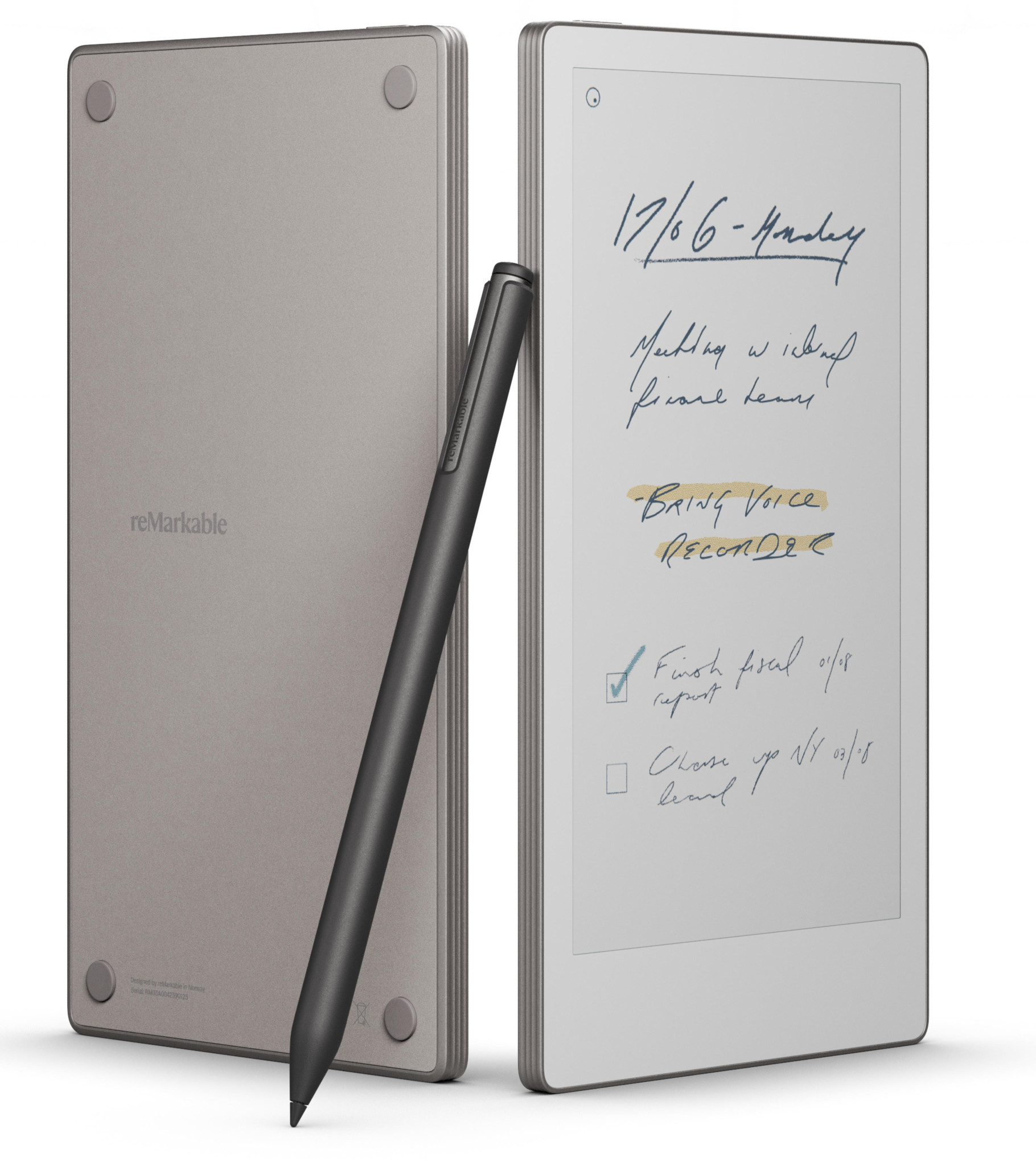 Електронен бележник reMarkable Pro Move, 7.3" E-ink, Dual-Core Cortex-A55, 2GB RAM, 64GB памет - ReMarkableRM89A-1000NW - 1
