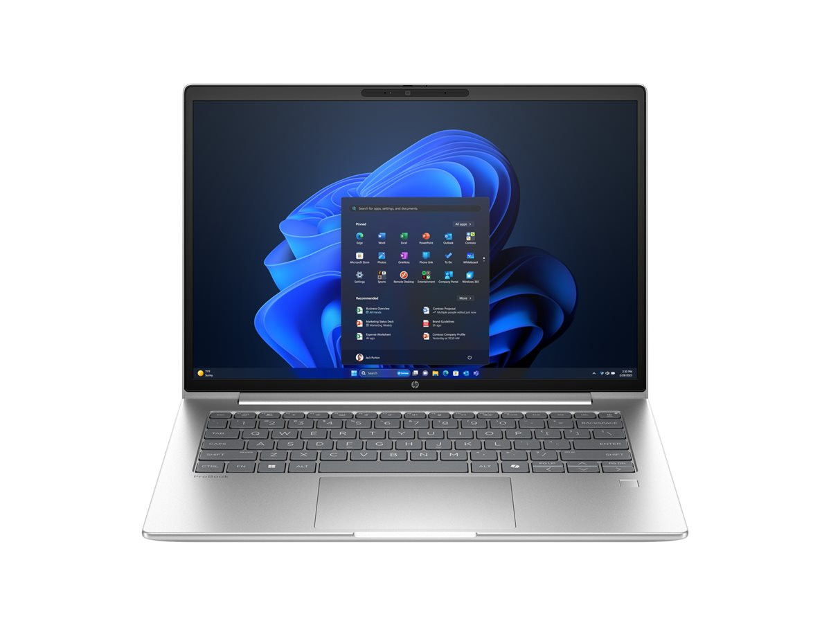 Лаптоп HP ProBook 4 G1i, 14" WUXGA, Intel Core Ultra 5 225U, 16GB DDR5, 512GB SSD, Windows 11 Pro - AD2B4ET#AKS - 1