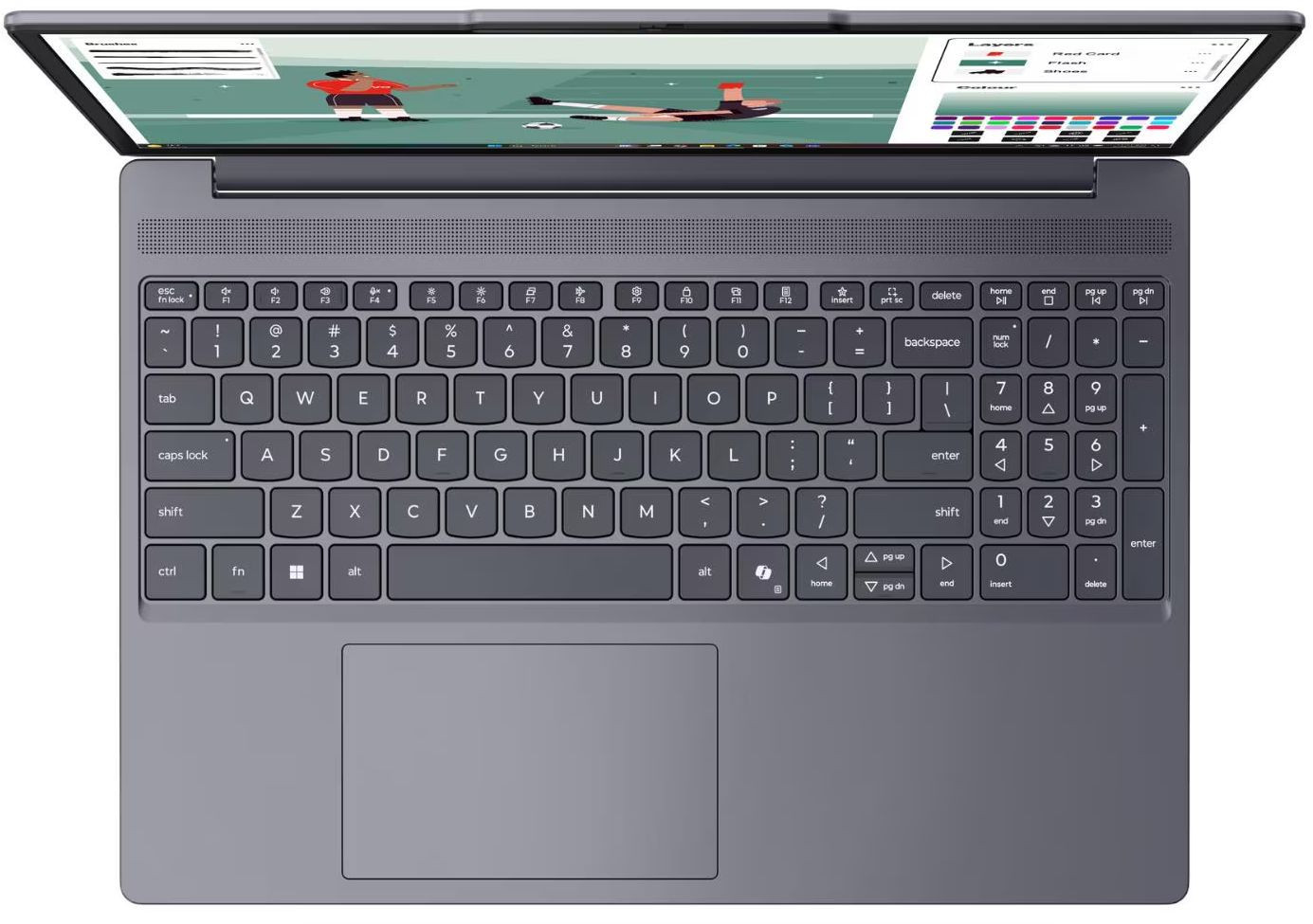 Лаптоп Lenovo IdeaPad Slim 3, 15.3" WUXGA AG, Intel Core Ultra 3 310, 8GB DDR5, 512GB SSD, No OS - 83RR0085BM - 3