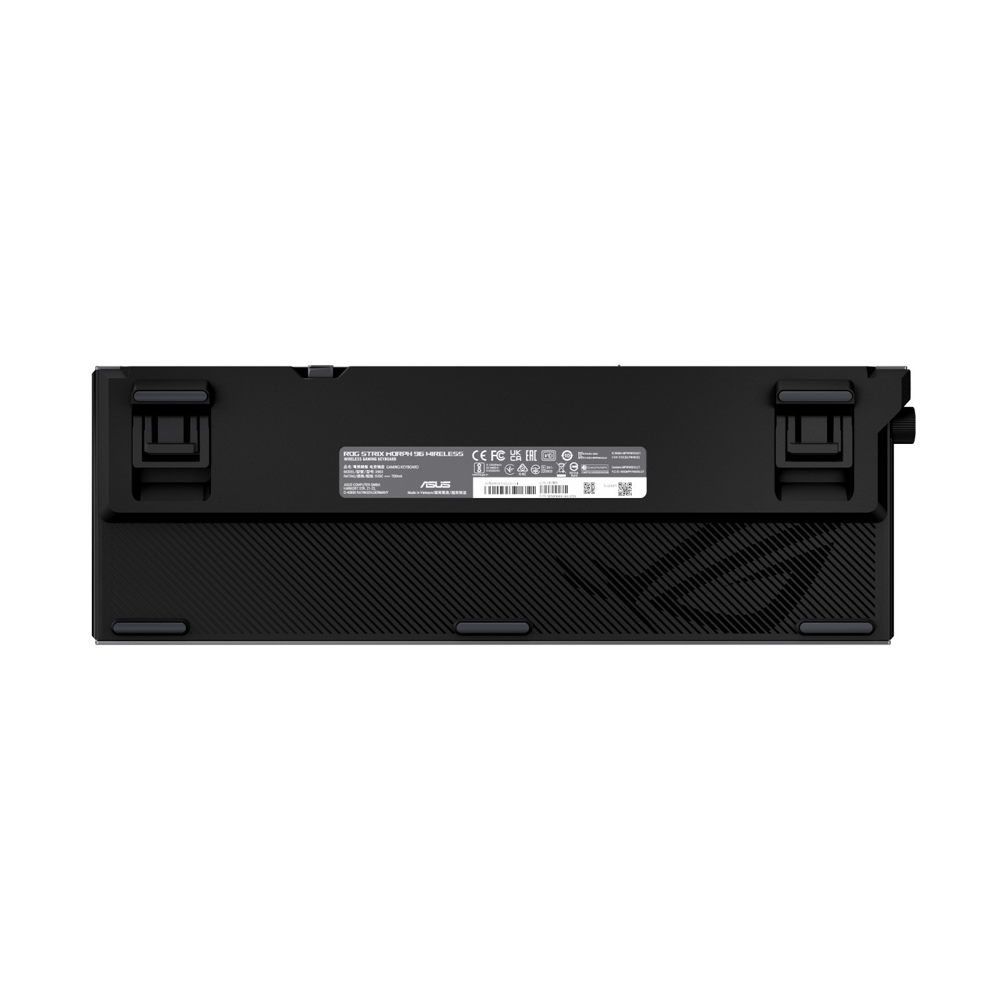 Безжична геймърска клавиатура ASUS ROG Strix Morph 96, ROG NX V2 Hot-Swappable суичове, RGB подсветка, Bluetooth/RF 2.4GHz - 90MP04IF-BKUA03 - 4