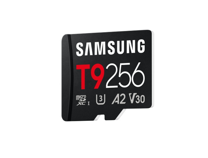 SD карта Samsung T9, 256GB micro SD UHS-I Read 200MB/s Write 130MB/s U3 V30 A2 - MB-MH256T/WW - 2