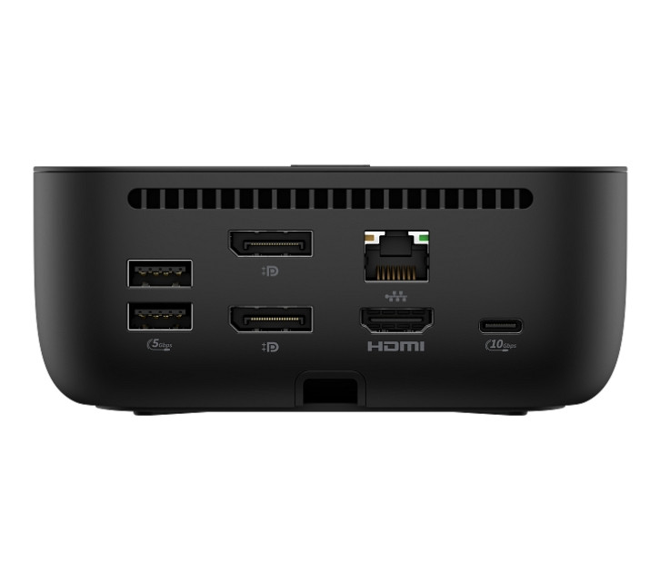 Докинг станция HP USB-C 100W G6, 1x USB-C 15W PD, 2x DisplayPort, 1x HDMI, Гигабитен Ethernet - 9X3V1UT - 1