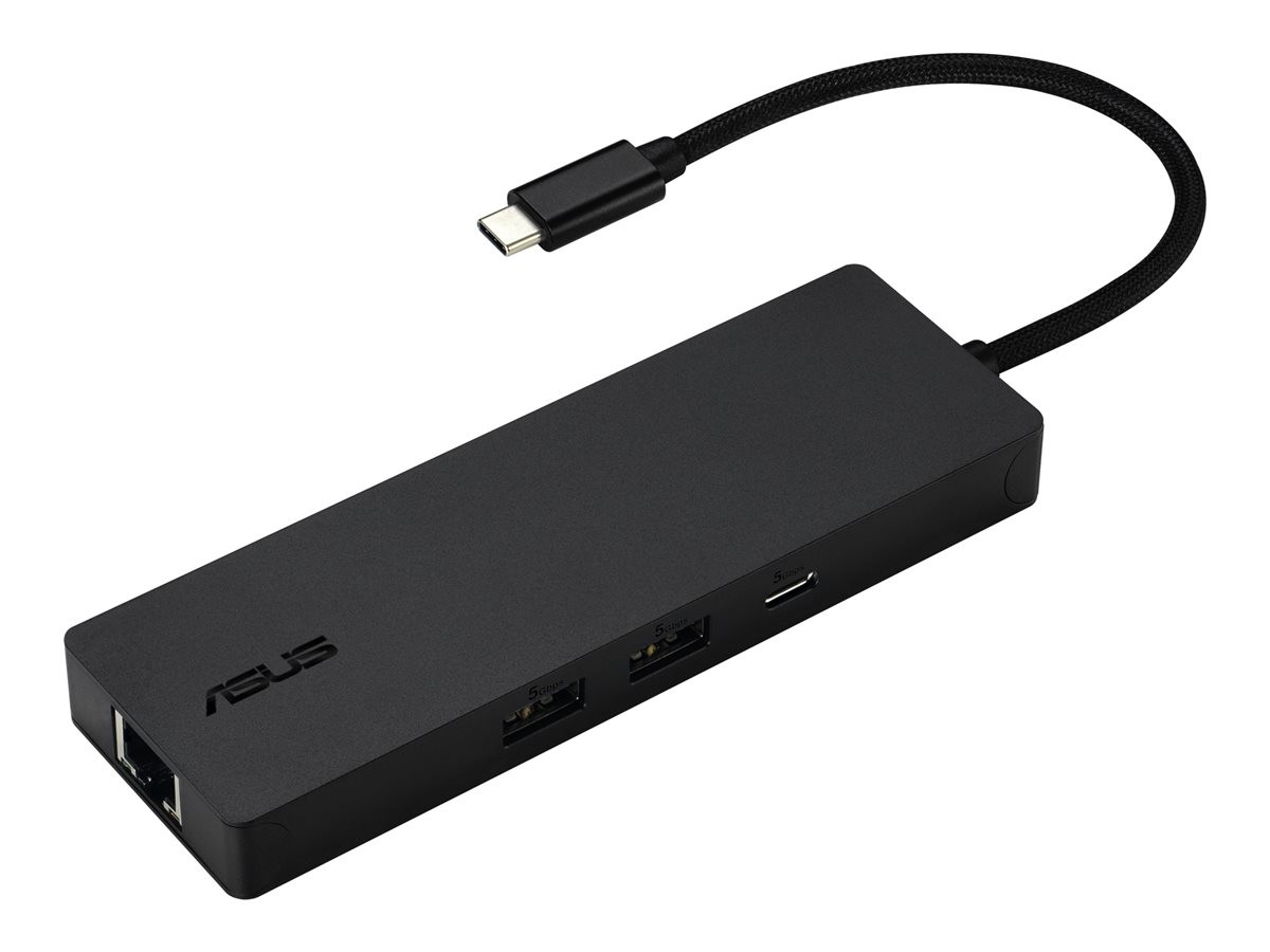 Докинг станция ASUS 8 в 1 USB-C DC210, 2x USB 3.2 Gen 1, 1x USB-C 3.2 Gen 2 DP 1.4, HDMI, Gigabit Ethernet - 90XB098N-BDS010 - 1