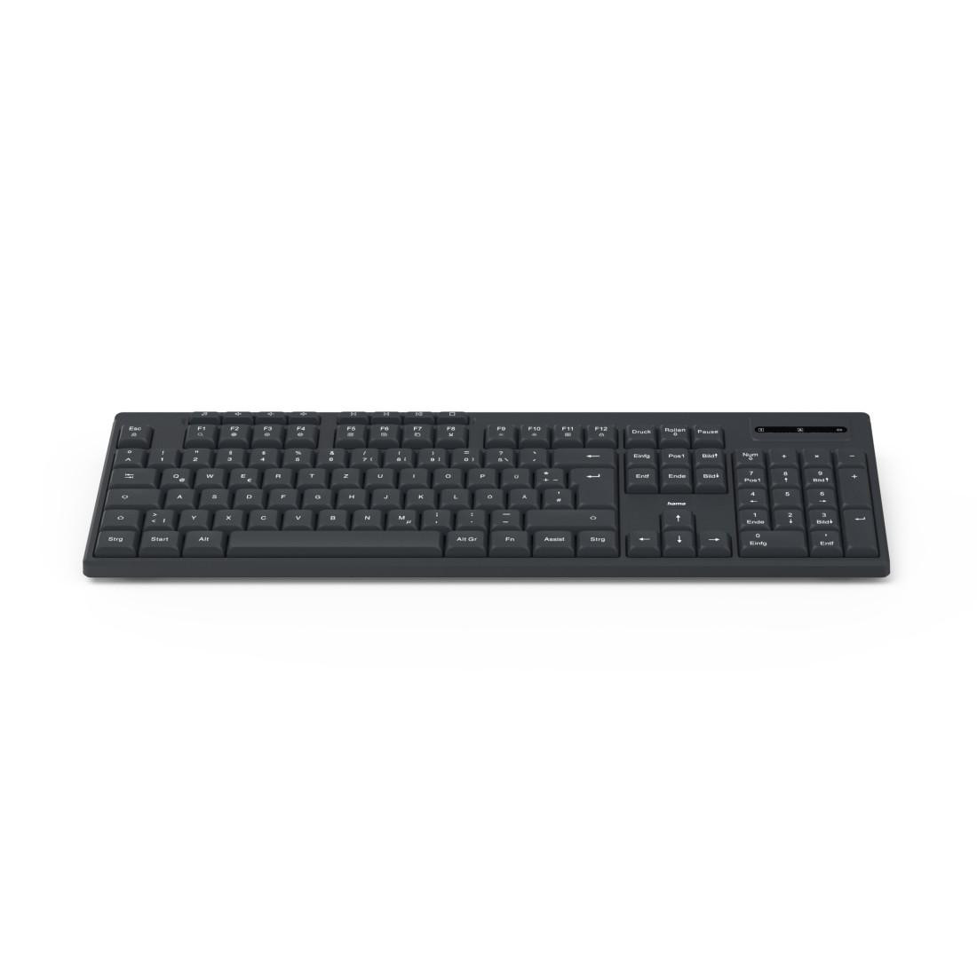 Безжична клавиатура HAMA WK-200, кирилизирана, черна - 173055 - 4
