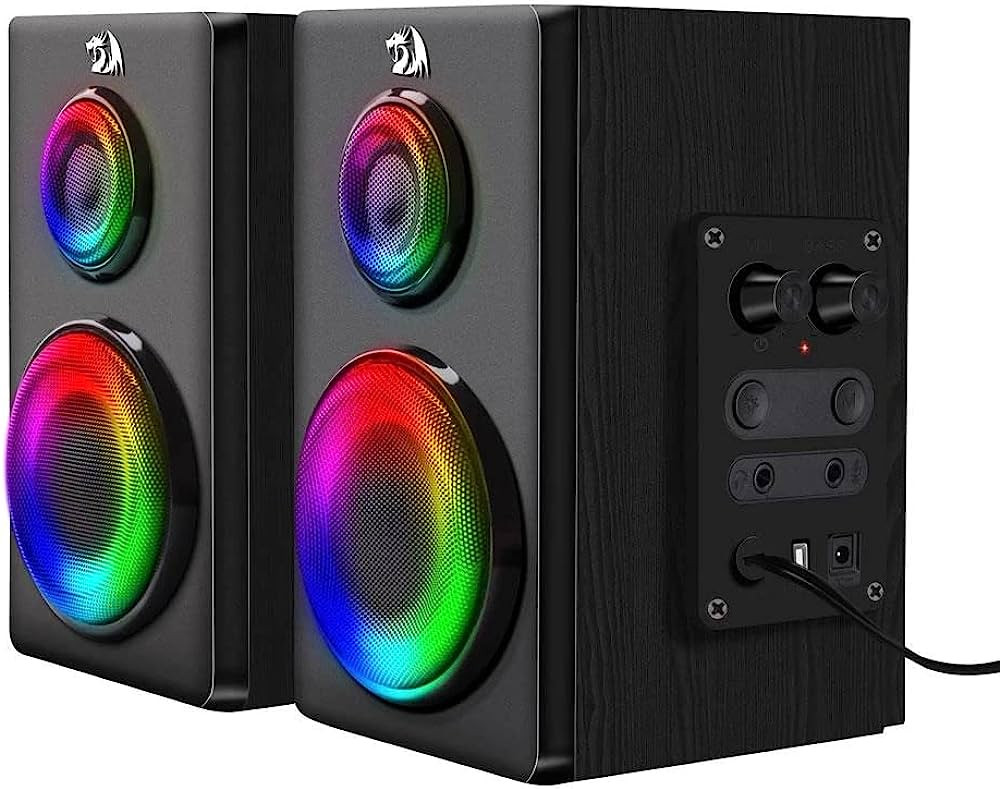 Тонколонки Redragon GS811 Orchestra, Стерео 7W RMS, Bluetooth 5.0, Дърво - 11