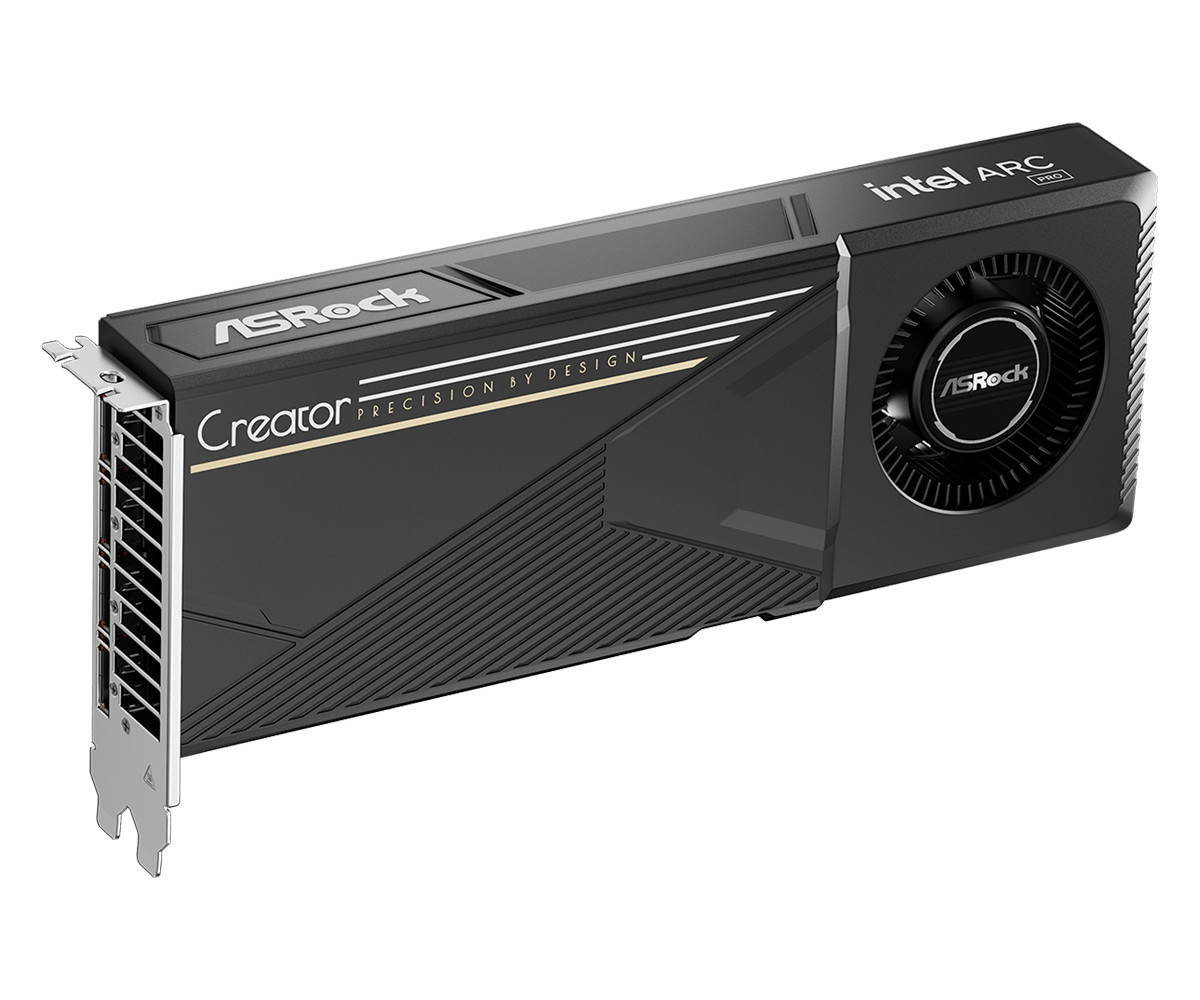 Дънна платка ASROCK ARC PRO B60 CREATOR, 24G - B60 CT 24G - 3