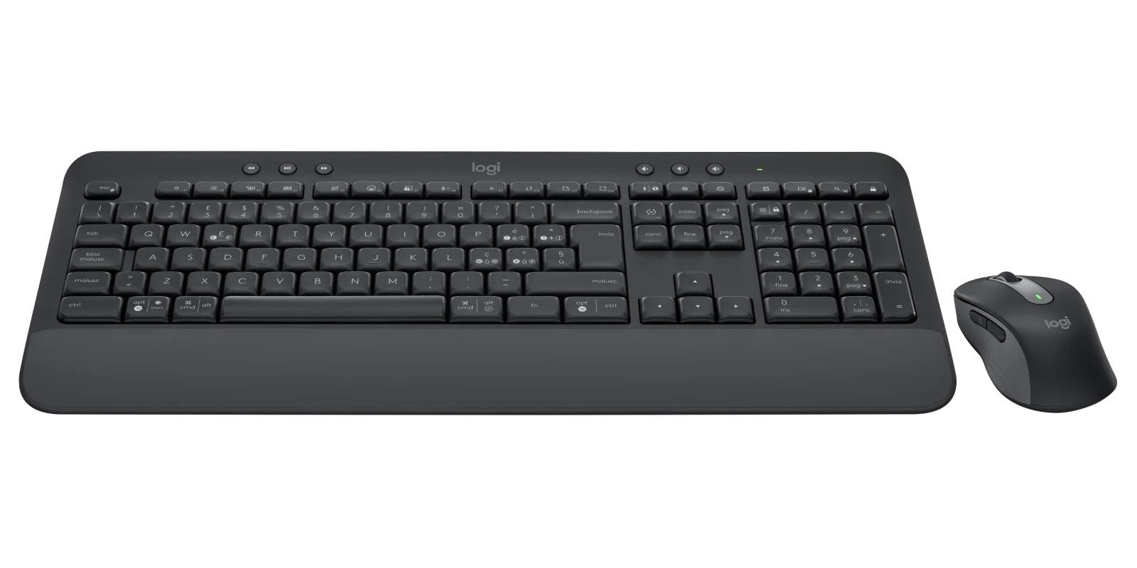 Безжична клавиатура и мишка Logitech MK650, Черен - 920-011004 - 2