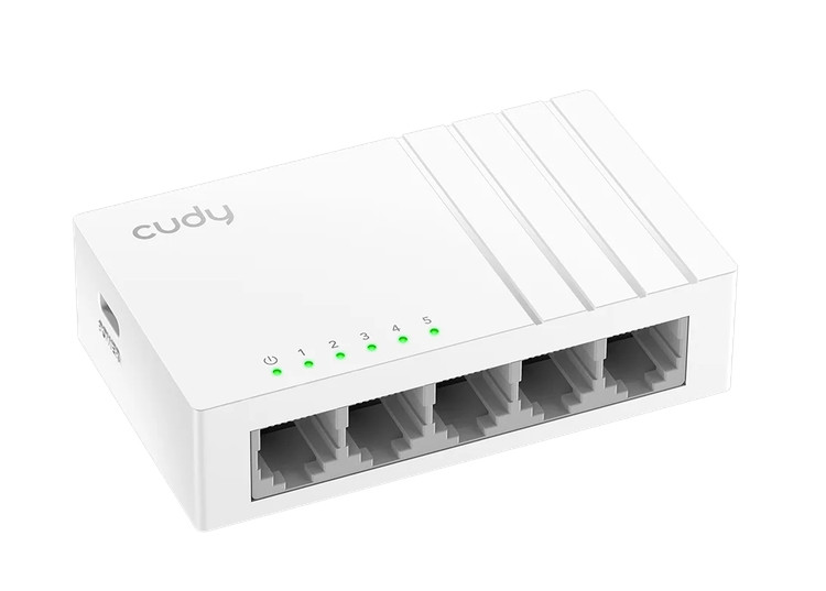 Комутатор CUDY FS105D, 5-портов 10/100 Mbps - 1
