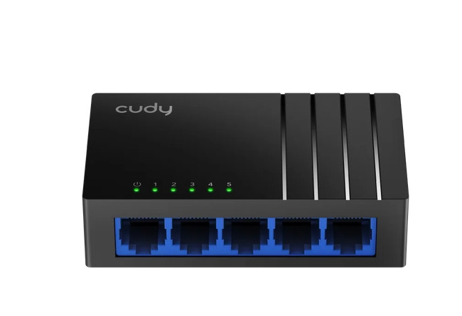 Мрежов суич Cudy GS105D, 5x Gigabit портове - 2