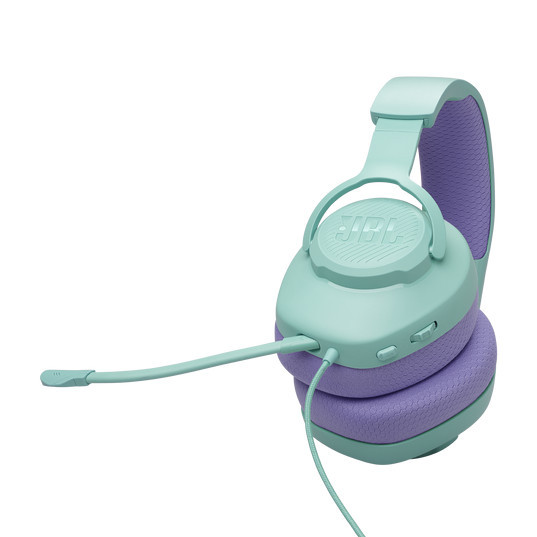 Геймърски слушалки JBL Quantum 100M2, 3.5mm жак, 50mm говорители, микрофон, cyan - JBL-Q100M2-CYAN - 7