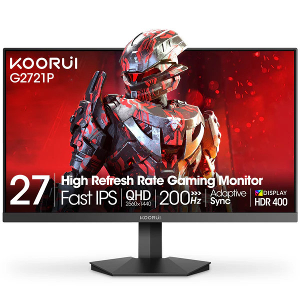 Монитор KOORUI G2721P, 27" QHD IPS, 200Hz, 1ms - 1