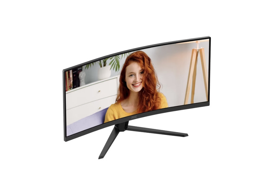 Монитор AOC CU34B3E, 34" Curved VA, UWQHD 3440x1440@120Hz, 4ms, Adaptive-Sync - CU34B3E - 3